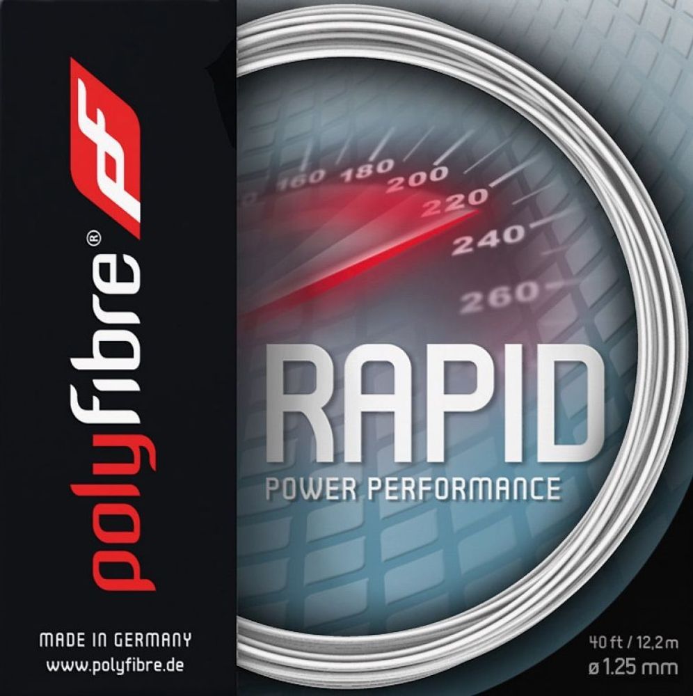 Струны теннисные Polyfibre Rapid (12,2 m) - white