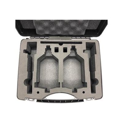 ANI Кейс черный с красными защелками под два пистолета