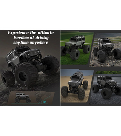 Радиоуправляемый внедорожник Double Eagle Land Rover Defender D110 Bigfoot 1/6 4WD 2.4G RTR