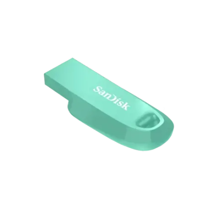 Флеш-накопитель SanDisk Ultra Curve USB 3.2 Gen1 128GB, R 100 МБ/с зеленый
