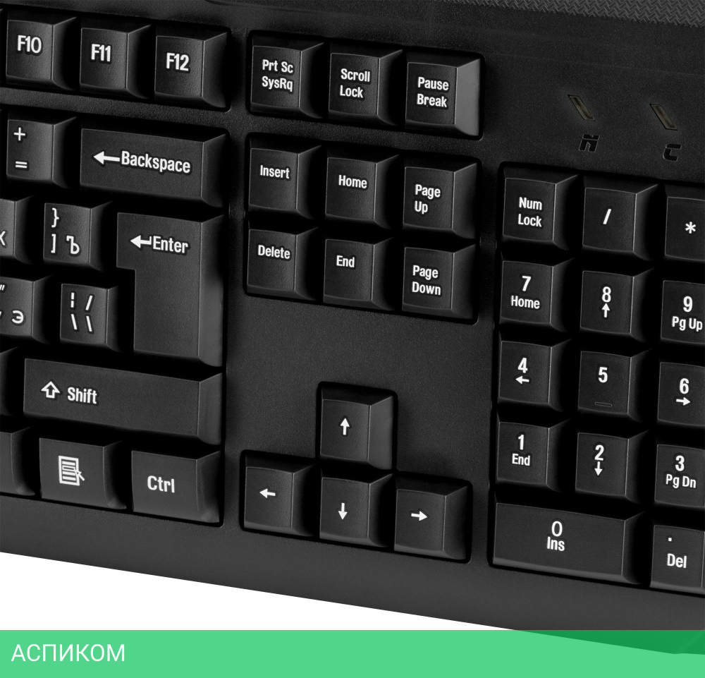 Клавиатура Oklick 170M USB черный