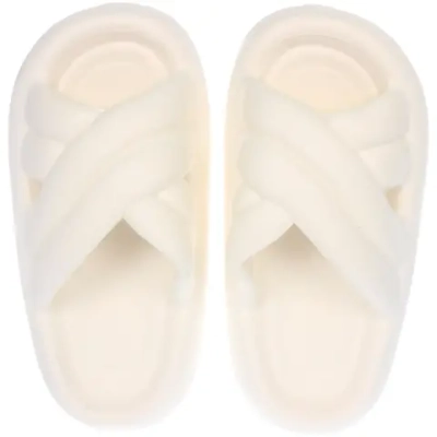 Шлепанцы женские «GRACE», цвет белый, р-р 36-37