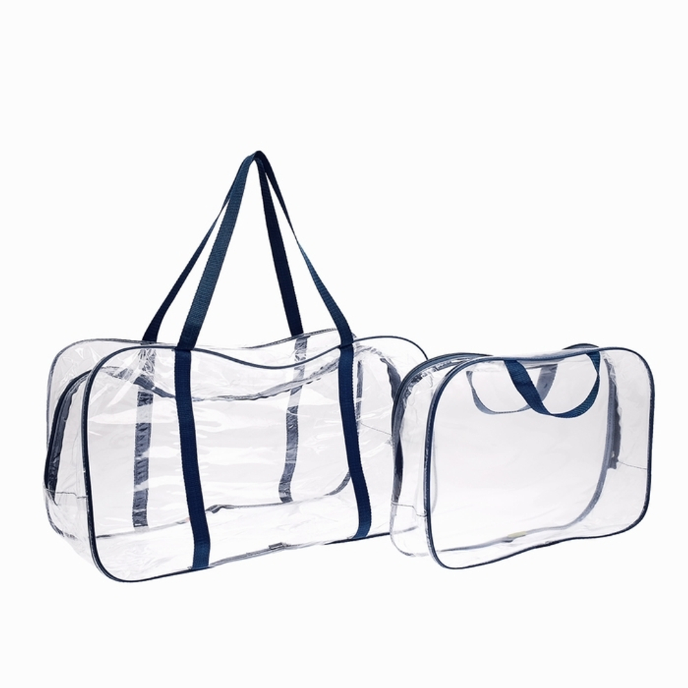 Сумка в роддом, с косметичкой, цвета МИКС (голубой/синий) 3697489