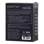 Черная анальная пробка 11,7см Toys Anal Plug Strob Size S