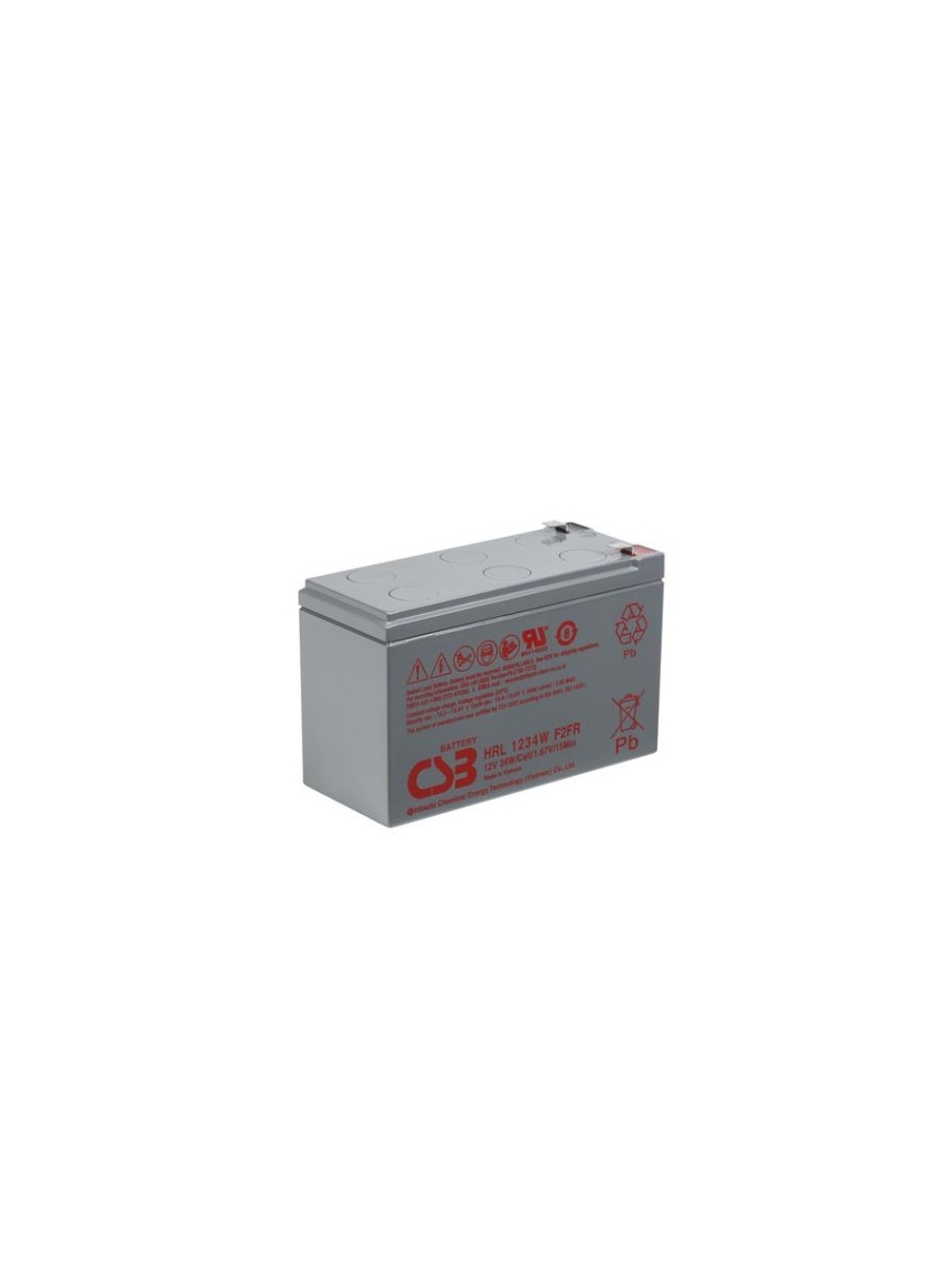 Аккумулятор 12В 9А.ч CSB HRL1234W F2 FR CSB