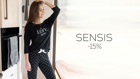 Скидка 15% на домашнюю одежду Sensis 🌸