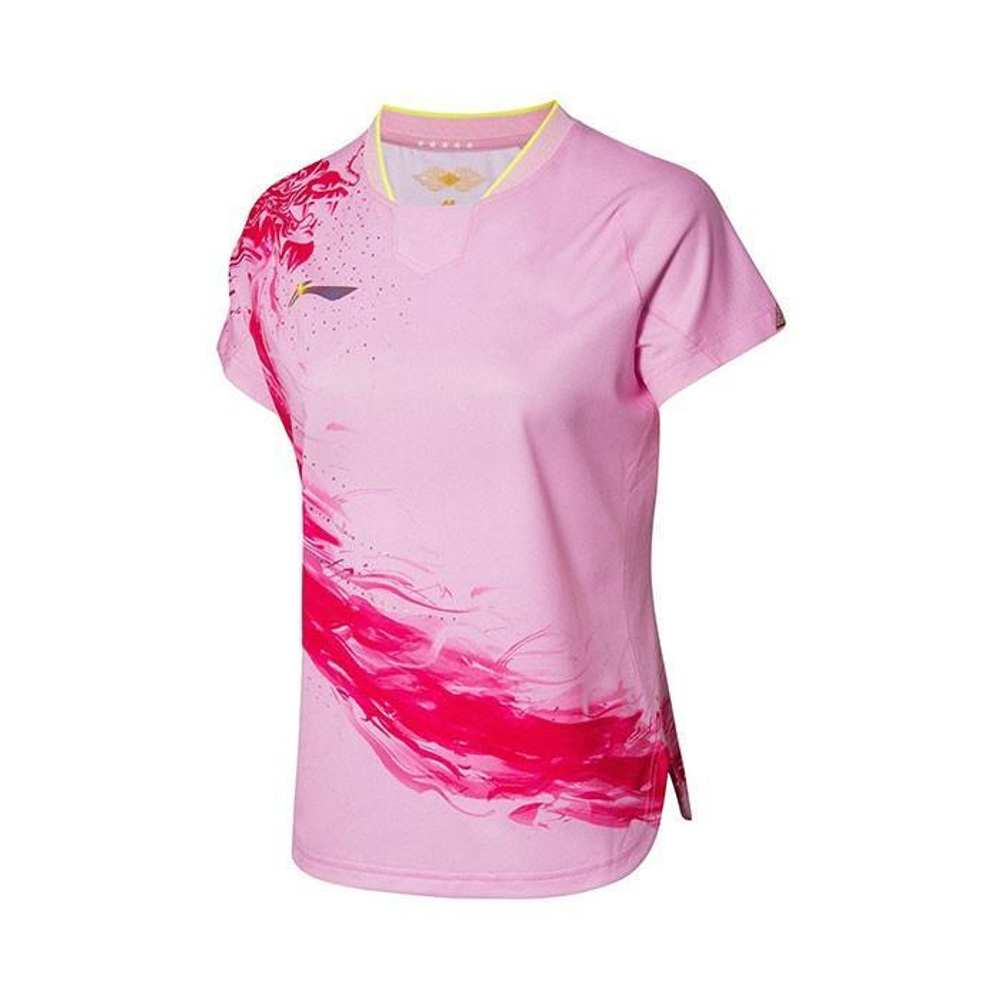 Li-Ning Tokyo Olympic Women's T-Shirt AAYR358-3C pink