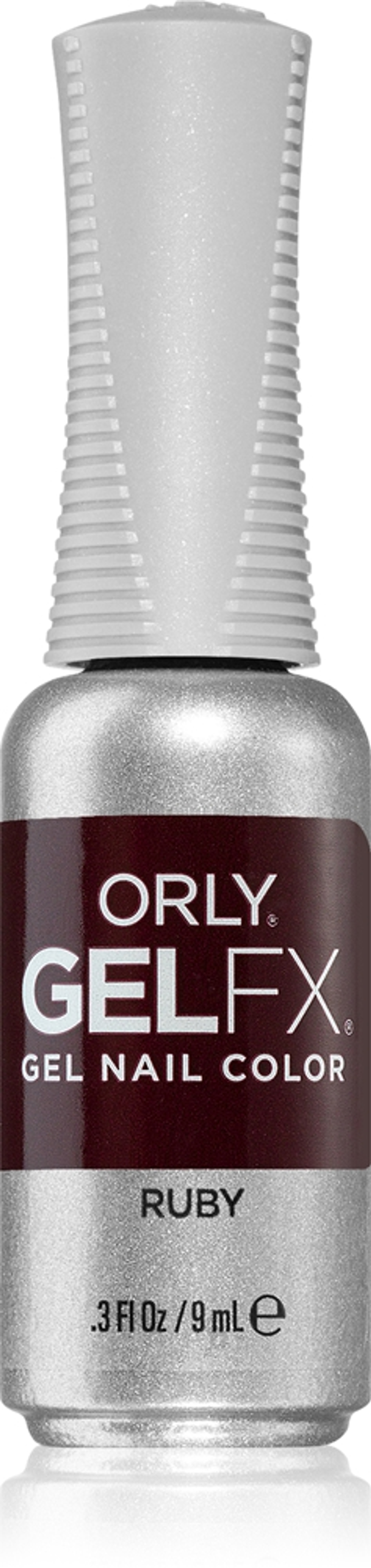 Orly Gelfx Gel - Гибридный лак для ногтей с использованием УФ / СВ-лампы оттенок Ruby, 9 ml