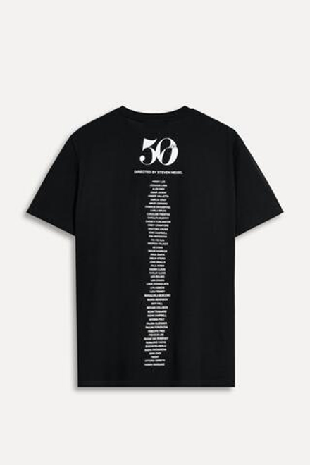 ZARA ФУТБОЛКА С ФОТОПРИНТОМ STEVEN MEISEL — 50TH ANNIVERSARY, ЧЕРНЫЙ