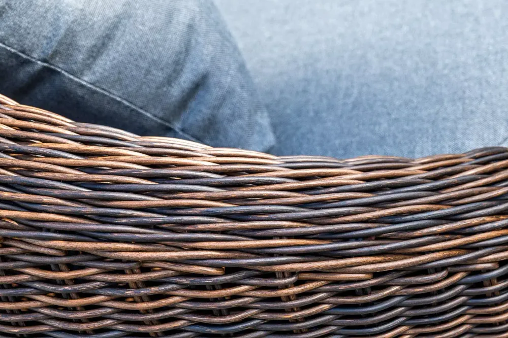 "Барселона" лаунж-зона из искусственного ротанга, цвет коричневый