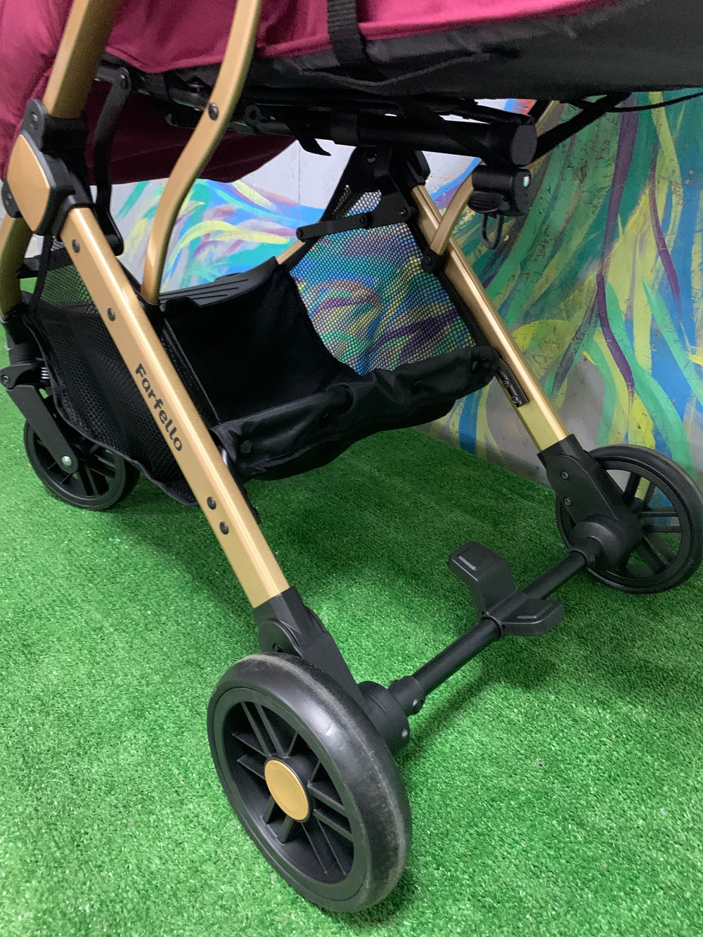 Коляска прогулочная Farfello Comfy Go, вишня Артикул: CG-19