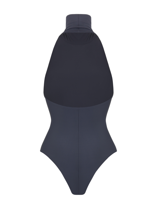 Bodysuit halter — Graphite