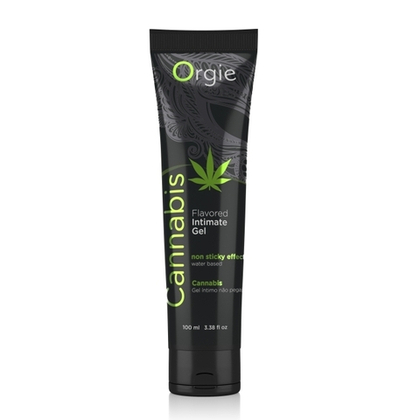Orgie ароматизированный лубрикант Lube Tube Cannabis, 100 мл