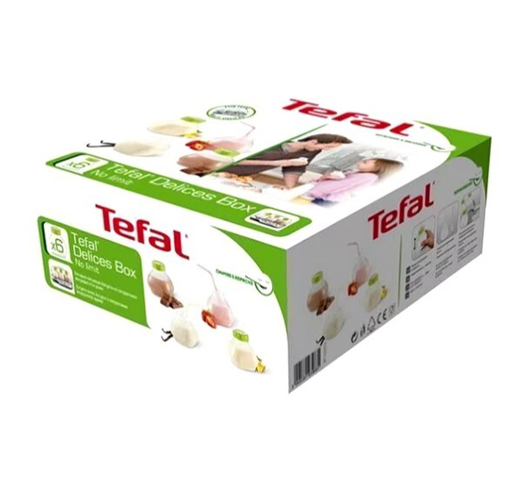 Бутылочки для йогуртницы Tefal (Тефаль) комплект 6шт Tefal XF102032