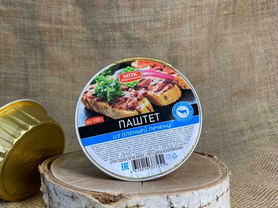 Паштет из оленьей печени 100г