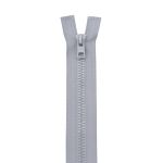 Молния трактор Arta Т6 (6 мм) 1 зам., разъем., 40 см, (2076), A361 св.серый, НОВЫЙ МАТОВЫЙ ЗАМОК, уп.5 штук