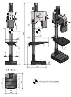 Вертикально-сверлильный станок Optimum OPTIdrill DH 28GS