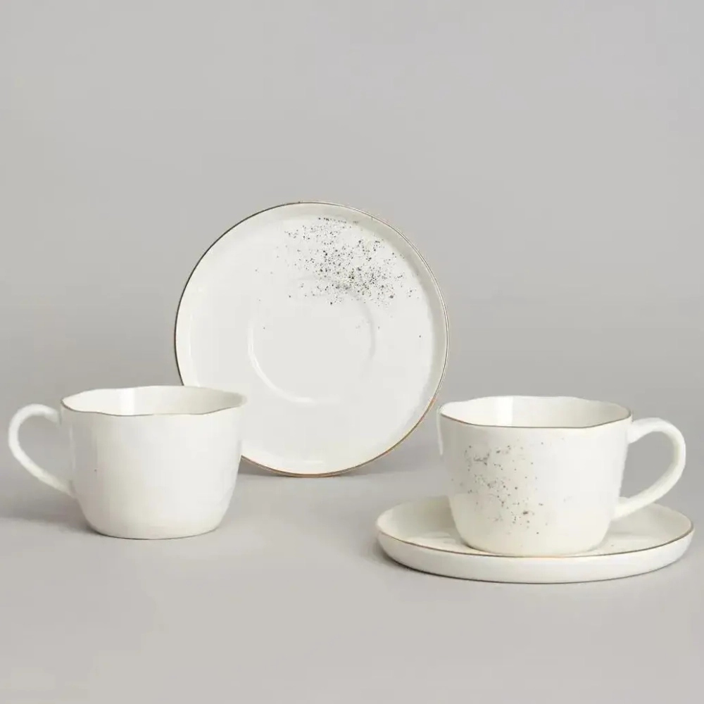 Набор чайный bronco gold на 2 пер. 4 пр. 200 мл