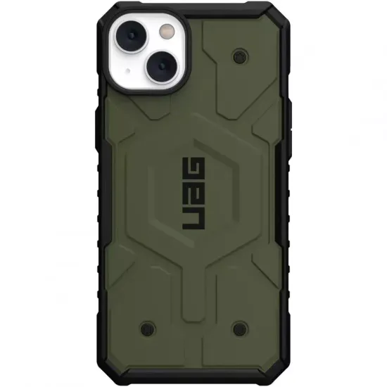Чехол с поддержкой MAGSAFE Uag Pathfinder для iPhone 14 6.1", цвет оливковый (Olive)