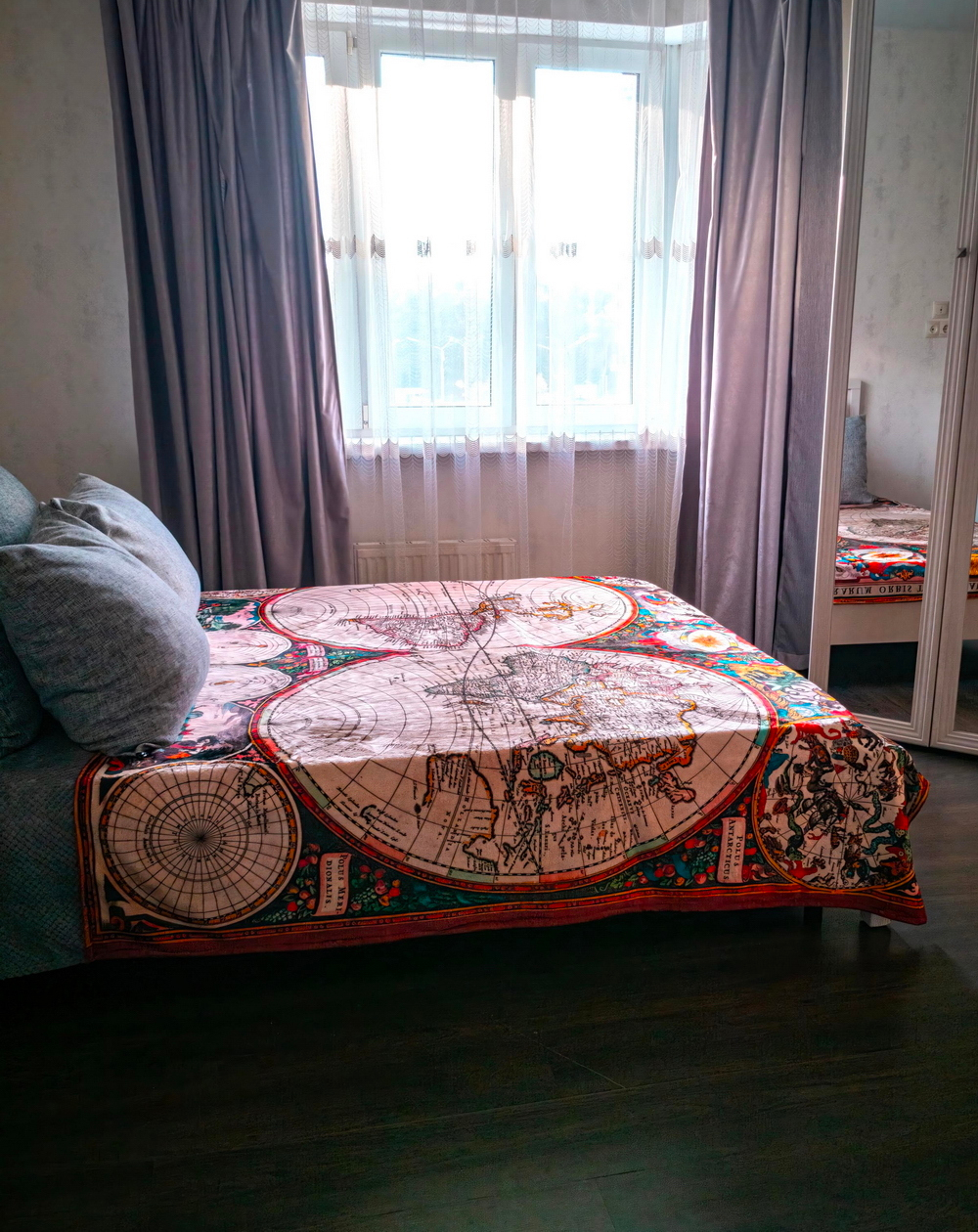 Покрывало «Средневековая карта мира»