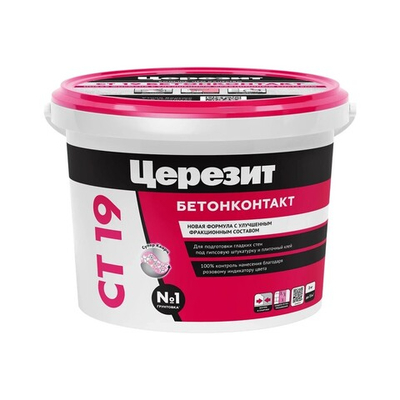 CT 19/3 Грунтовка бетоноконтакт адгезионная для обработки бетонных оснований (ЦЕРЕЗИТ)