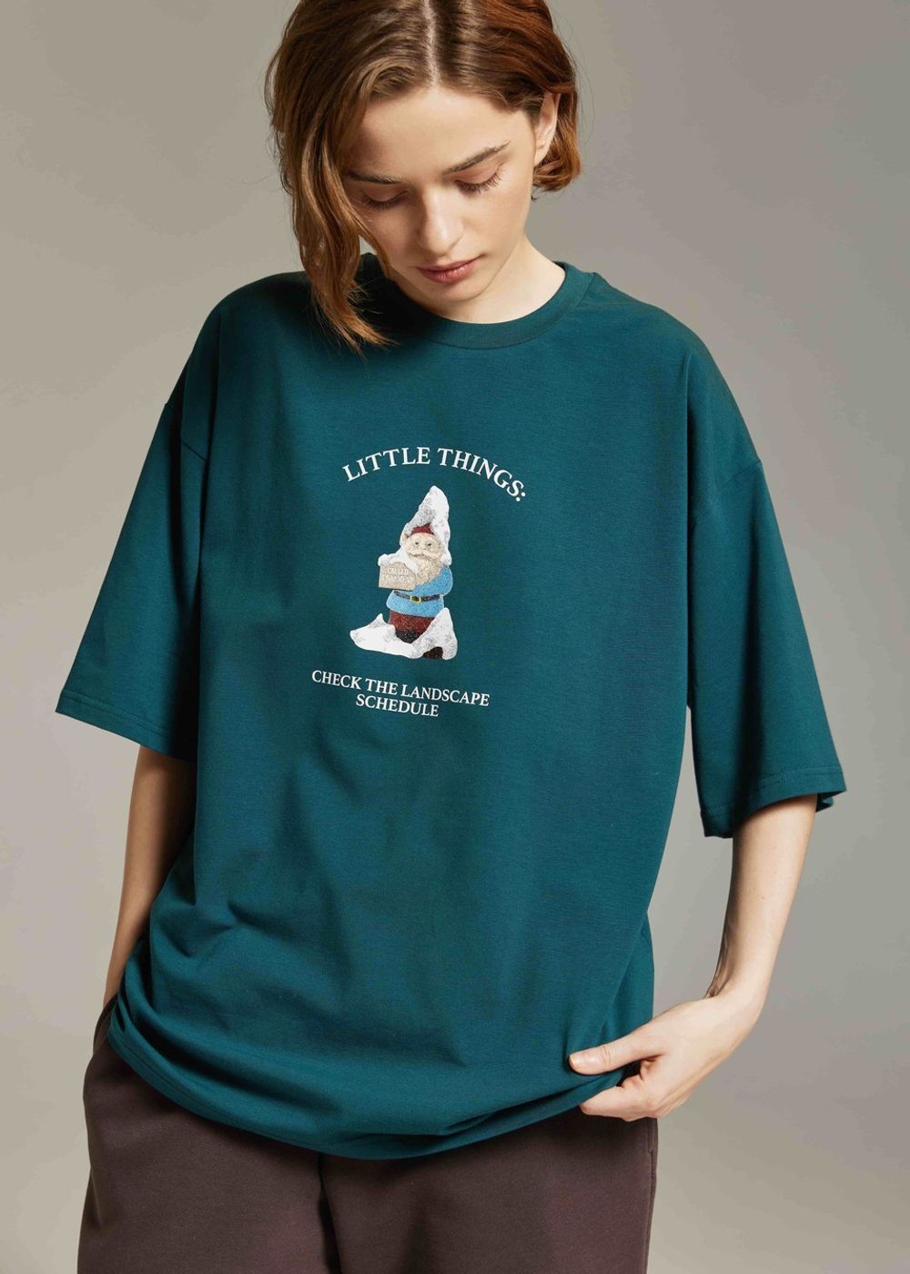 Футболка Called a Garment Landscape Изумрудная