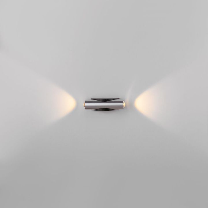 Настенный светодиодный светильник Elektrostandard Steel 40109/LED чёрный/сталь a055629