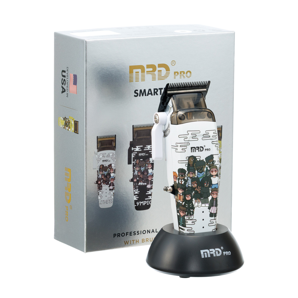 MRD Машинка для стрижки Pro HC-90-4 Smart Brain Olympic White Le