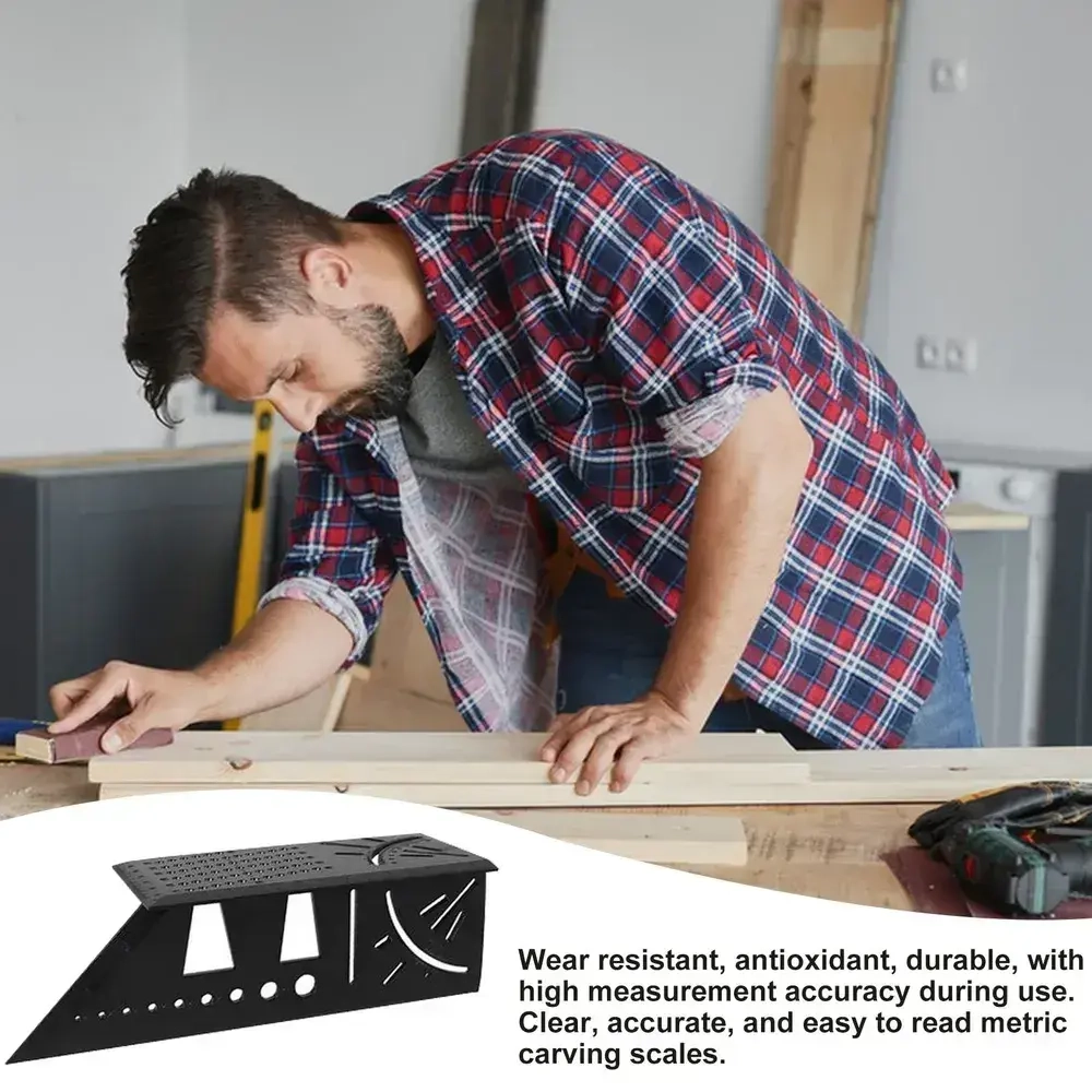 Линейка/угольник 215мм х 15.5мм, Металл