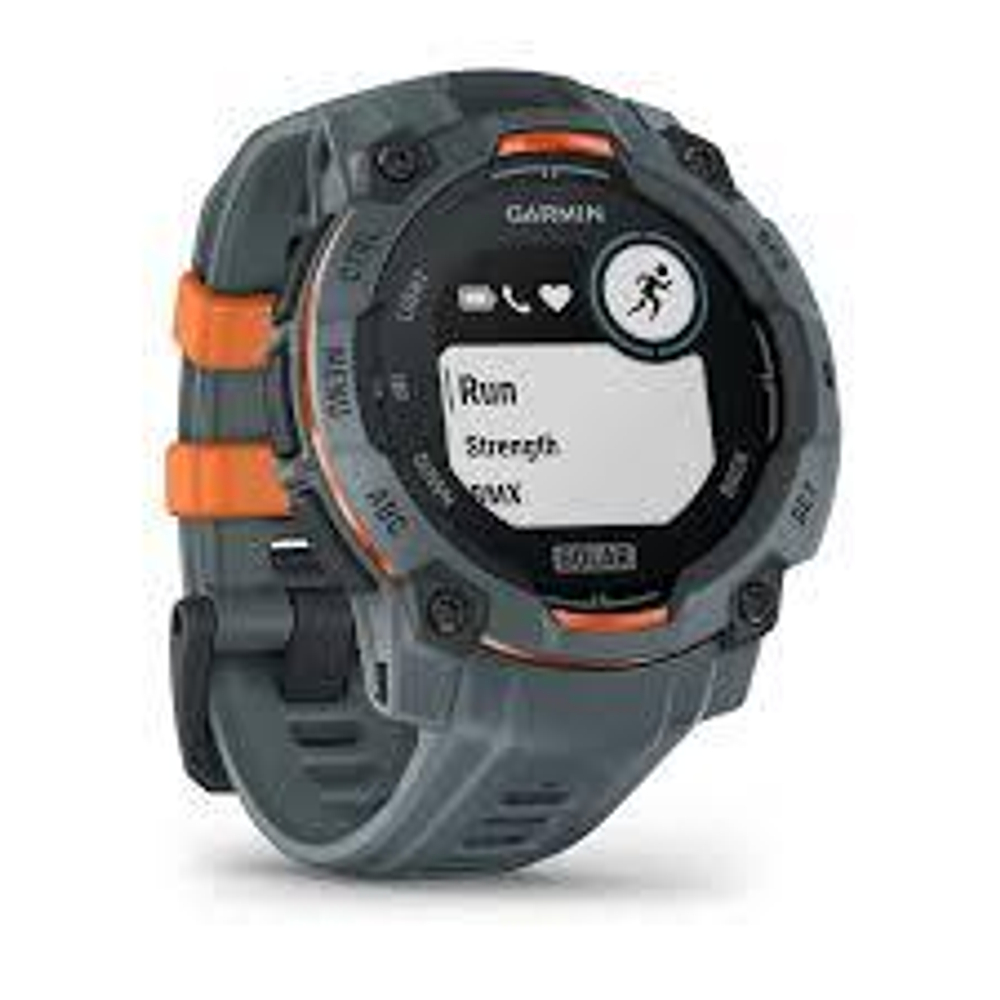 Смарт-часы INSTINCT 3, Solar, 45 mm серый силиконовый браслет, 010-02934-01
