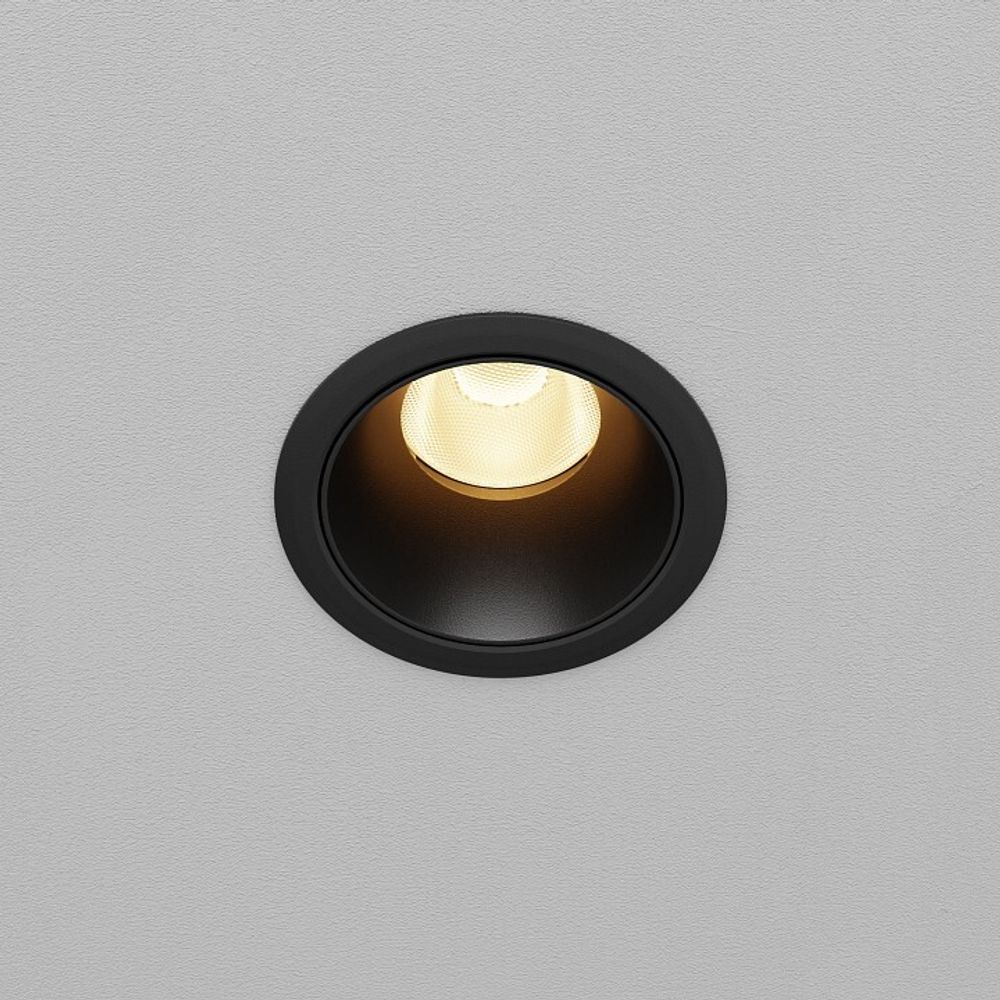 Встраиваемый светильник Maytoni Dip DL115-10W-2.7K-B