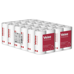 Бумажные полотенца в рулонах Veiro Professional Premium белые двухслойные (24 рулона х 15 метров)