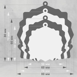Акриловая медаль Прыжки в высоту 1771-050