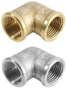 Угольники Stout с резьбой ВВ латунь