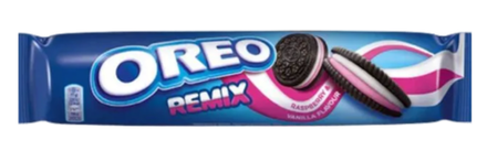 Печенье Oreo Remix Raspberry&Vanilla со вкусом малины и ванили