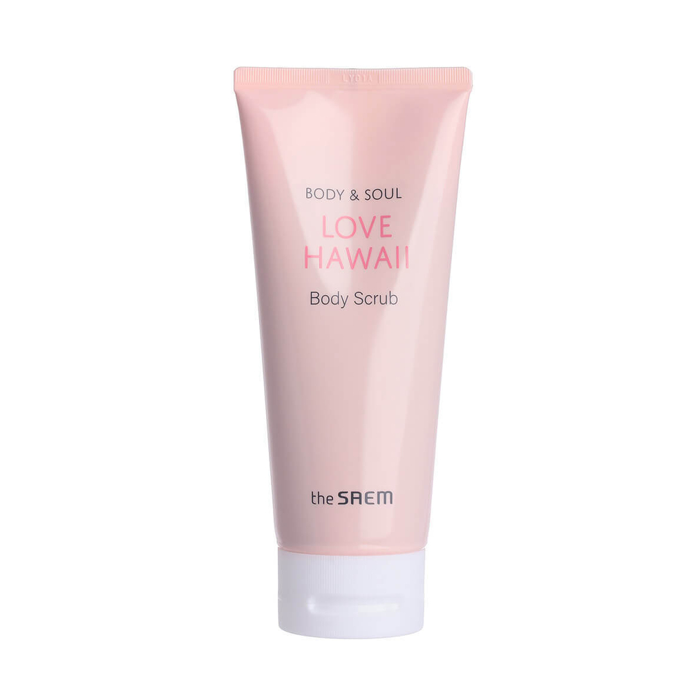 Скраб для тела с экстрактом цветов гибискуса THE SAEM Body & Soul Love Hawaii Body Scrub 200мл