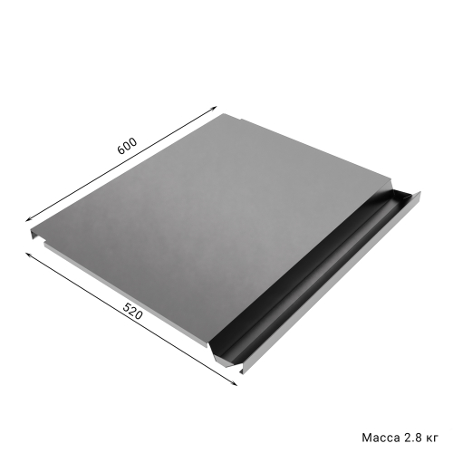 Металлическая полка IF с лотком