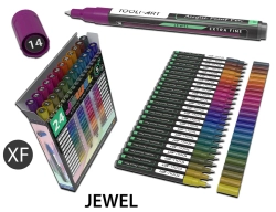 (Jewel) Tooli-Art 24 Acrylic Paint Pens 0.7mm Extra Fine