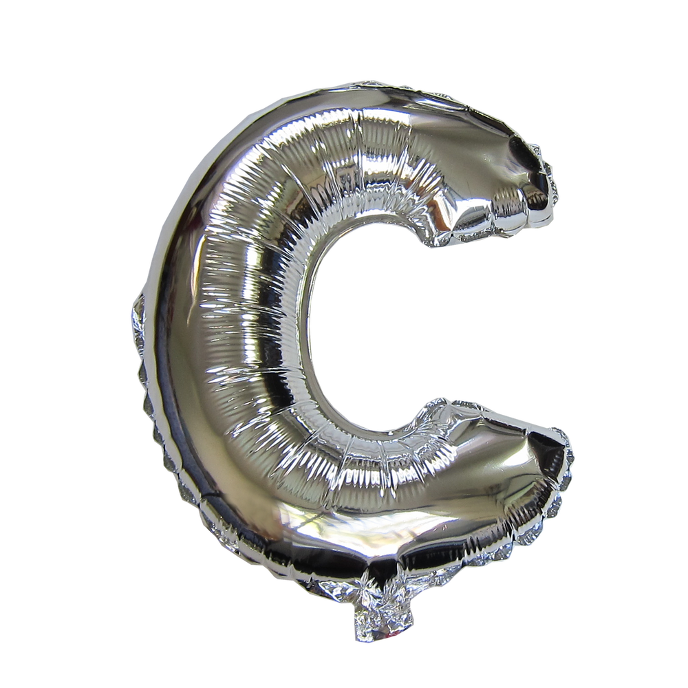 К 14"/36 см Мини-буква Серебро  "С"
