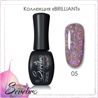 Гель-лак "Brilliant" Serebro №05, 11 мл