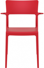 Кресло пластиковое Siesta Contract Plus, красный