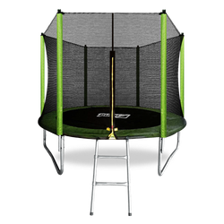 ARLAND Батут 8FT с внешней страховочной сеткой и лестницей (Light green)