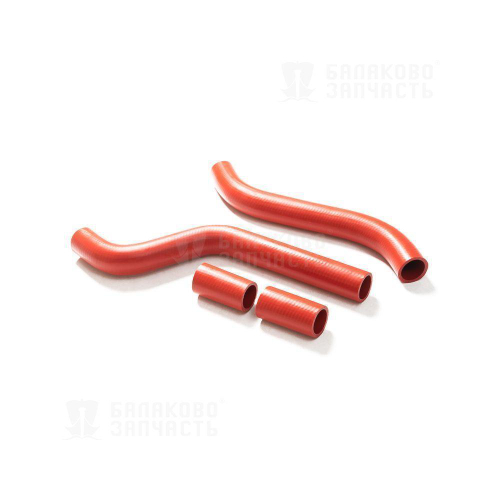 Патрубки радиатора ВАЗ 2108 4шт резина красные Балаково Запчасть