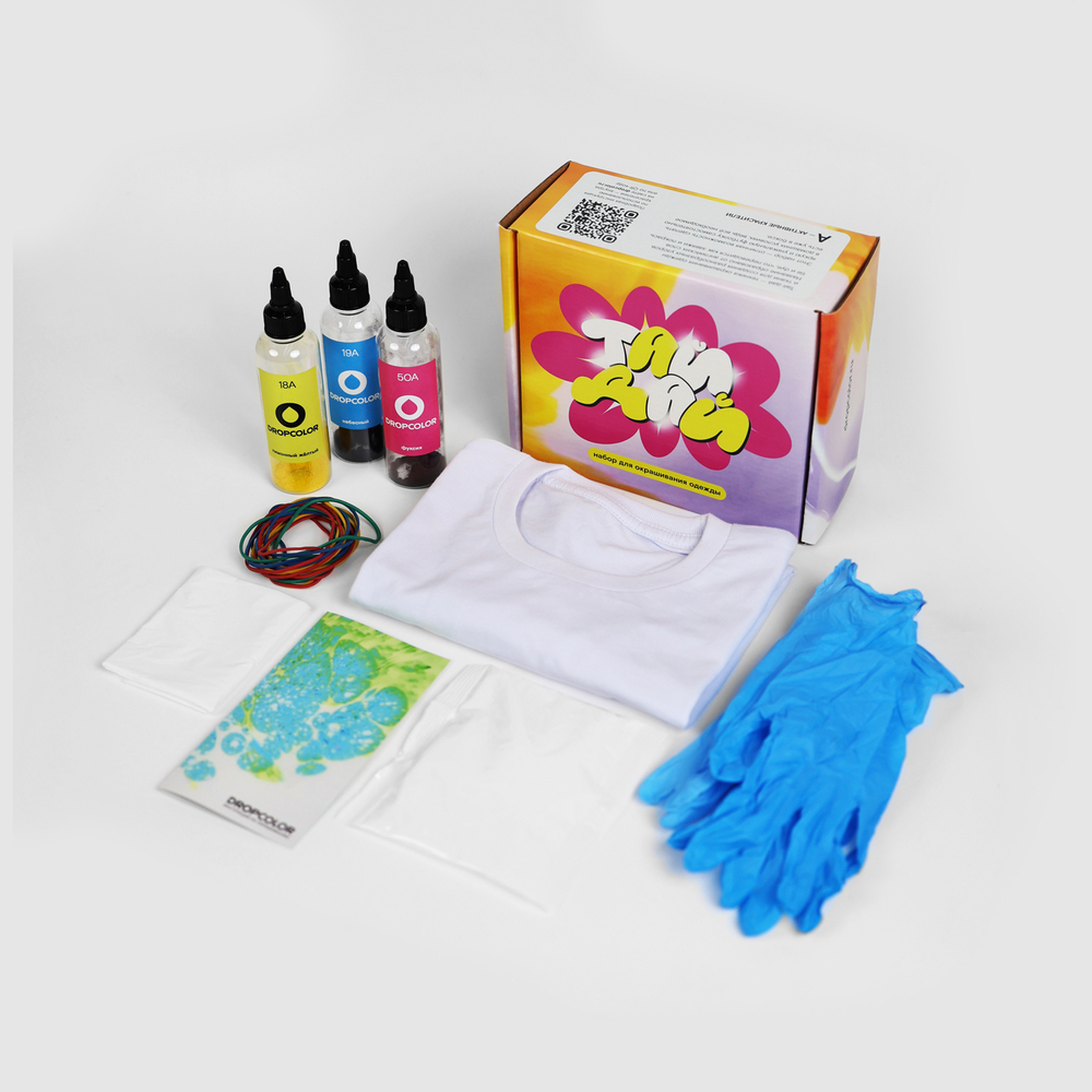 Набор тай-дай с футболкой