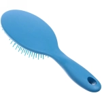 Расческа массажная «Lady Brush», форма овальная, цвет синий, 22,5*7см (блистер Ultramarine)