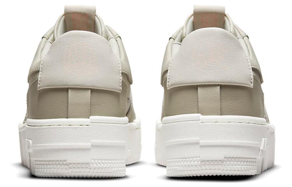 Кроссовки Nike Air Force 1 Low Pixel "Light Stone" (Женская размерная сетка)