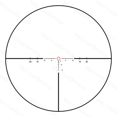 Прицел Vector Optics Continental X6 1-6x24 Tactical, сетка Tactical Dot Mil (SCOC-23T)