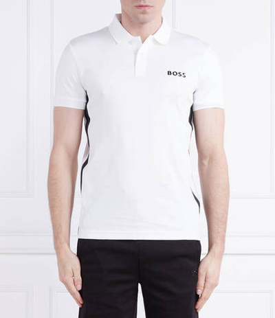 Поло Paule Mirror BOSS GREEN - белый(50488295)