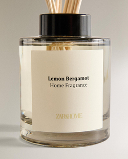 Zara Home LEMON BERGAMOT REED DIFFUSERS — ароматический диффузор с тростниковыми палочками, Лимон и Бергамот, 200 мл