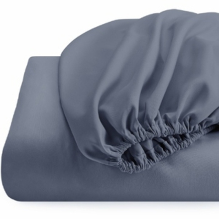 4870216964566 SUAVE Тенсель Плейн простыня натяжная 90*200 ТЕМНО-СЕРЫЙ